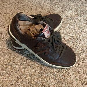 True Religion Carson Shoes - Men’s 9.5 Brown leather - Lightly worn, no box.